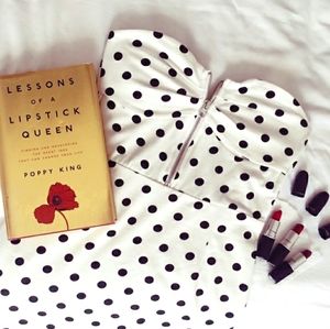 White polka dot dress XS 0